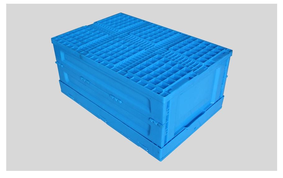 星空电竞综合登录入口600-280塑料内倒式折叠周转箱透明款